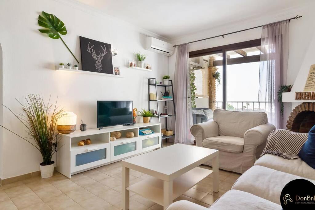 Sea view apartment in Benalmádena la Capellanía Esterno foto
