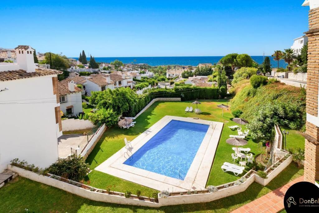Sea view apartment in Benalmádena la Capellanía Esterno foto